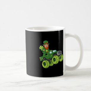 St Patricks Day Leprechaun Monster Truck Lucky Boy Kaffeetasse