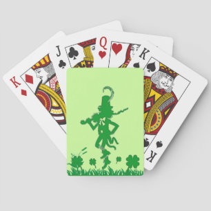 St. Patrick's Day Leprechaun Playing Cards Spielkarten