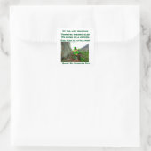 ST. PATRICK'S DAY LEPRECHAUN POEM Aufkleber (Tasche)