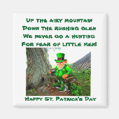 ST. PATRICK'S DAY LEPRECHAUN POEM-Magnet Magnet (Vorne)