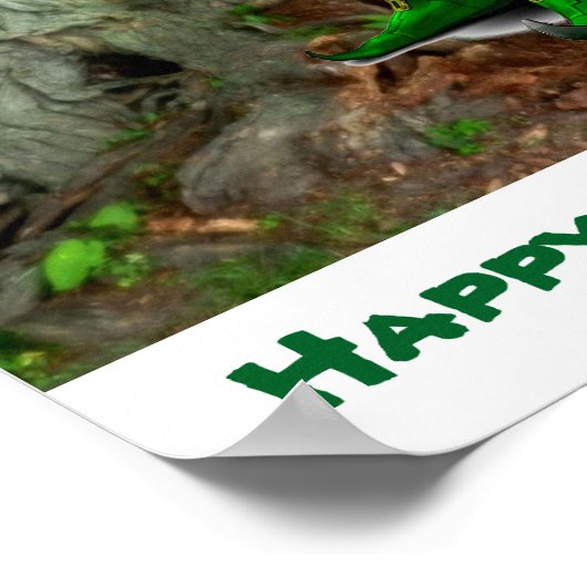 ST. PATRICK'S DAY LEPRECHAUN POEM-Poster Poster (Ecke)