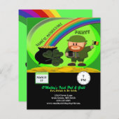 St. Patrick's Day Leprechaun, Pot Gold Paper (Vorne/Hinten)