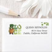 St. Patrick's Day Leprechaun Rücksendeadresse (Insitu)