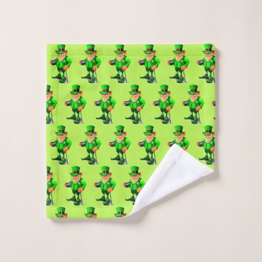 ST. PATRICK'S DAY LEPRECHAUN Set (Waschlappen)