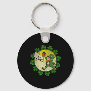 St Patricks Day Leprechaun Skelett Glückspilz  Schlüsselanhänger
