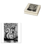 ST. PATRICK'S DAY LEPRECHAUN SQUIRREL RUBBER BRIEF GUMMISTEMPEL (Stempel)