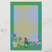 St. Patrick's Day Leprechaun Stationery Briefpapier (Rückseite)