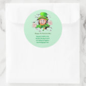 St. Patrick's day leprechaun Sticker (Tasche)