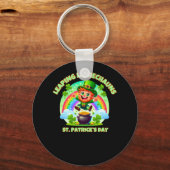 St. Patrick's Day Leprechaun Sticker Schlüsselanhänger (Vorderseite)