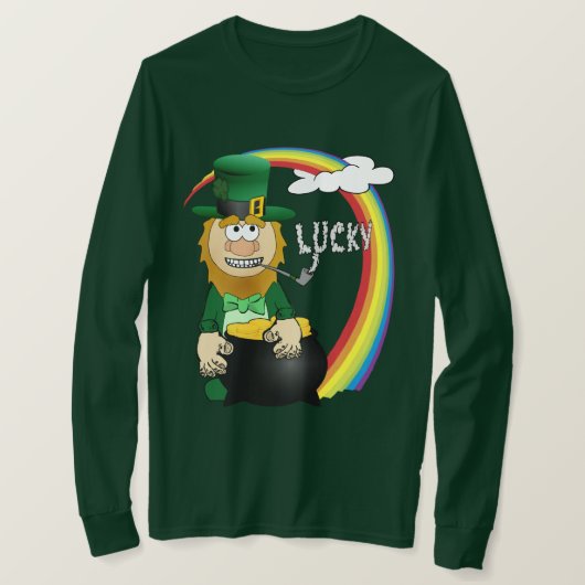 St. Patrick's Day Leprechaun T-Shirt (Design vorne)
