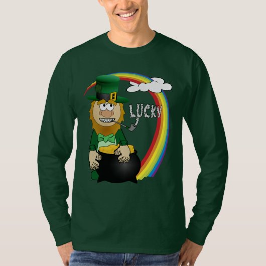 St. Patrick's Day Leprechaun T-Shirt (Vorderseite)