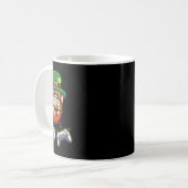 St Patricks Day Leprechaun Video Game Controller Kaffeetasse (Vorderseite Links)