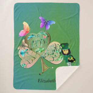 St. Patrick's day Leprechaun w/Name Sherpadecke
