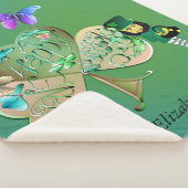 St. Patrick's day Leprechaun w/Name Sherpadecke (3/4)