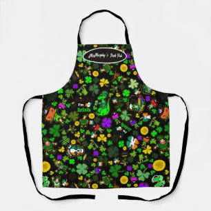 St. Patrick's Day Leprechauns Glücksbringer Person Schürze