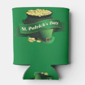 St Patricks Day Leprechaun's Pot of Gold Dosenkühler (Rückseite)