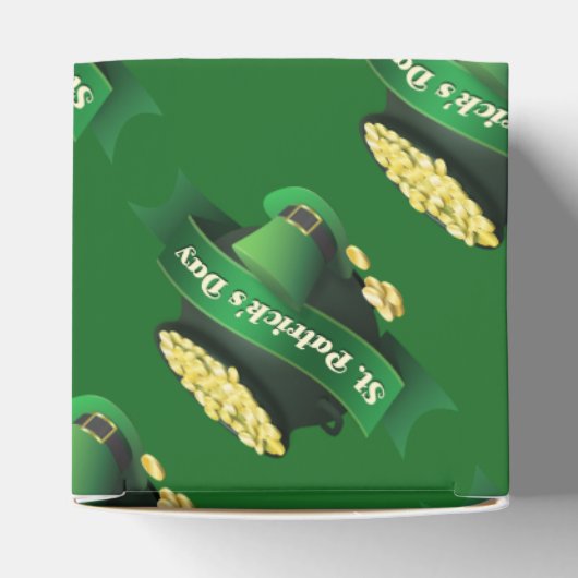 St Patricks Day Leprechaun's Pot of Gold Geschenkschachtel (Oben)