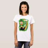 St. Patrick's Day LeprechaunT-Shirt T-Shirt (Vorne ganz)