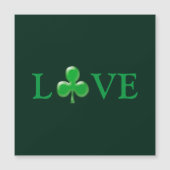 St. Patrick's Day Liebe Clover Kleeblatt Magnet (Vorderseite)