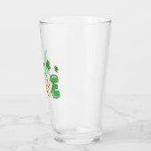 St Patrick's Day Liebe Gnome Glas (Links)