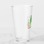 St Patrick's Day Liebe Gnome Glas (Rechts)
