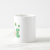 St Patrick's Day Liebe Gnome Kaffeetasse (Mittel)