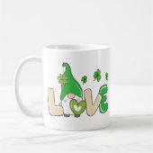 St Patrick's Day Liebe Gnome Kaffeetasse (Links)