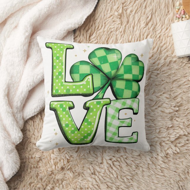 St. Patrick's Day Liebe Green Irish Kissen (Decke)