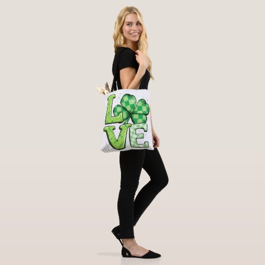 St. Patrick's Day Liebe Green Irish Tasche (Am Model)