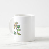 St Patricks Day Liebe Ice Hockey Saint Paddys Men Kaffeetasse (Vorderseite Links)