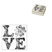 St Patrick's Day LIEBE Kleeblatt Irish Gummistempel (Stempel)
