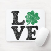 St Patrick's Day LIEBE Kleeblatt Irish Mousepad (Mit Mouse)