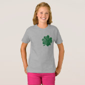 St Patrick's Day LIEBE Kleeblatt Irish T-Shirt (Vorne ganz)