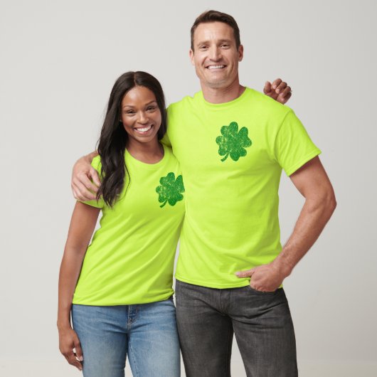 St Patrick's Day LIEBE Kleeblatt Irish T-Shirt (Unisex)