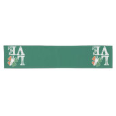 St Patricks Day Liebe Lucky Irish Kleeblatt Green Kurzer Tischläufer (Horizontal)