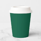 St Patricks Day Liebe Lucky Irish Kleeblatt Green Pappbecher (Rückseite)