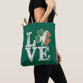 St Patricks Day Liebe Lucky Irish Kleeblatt Green Tasche (Von Nahem)