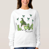 St Patrick's Day Liebe Oma Sweatshirt (Vorderseite)