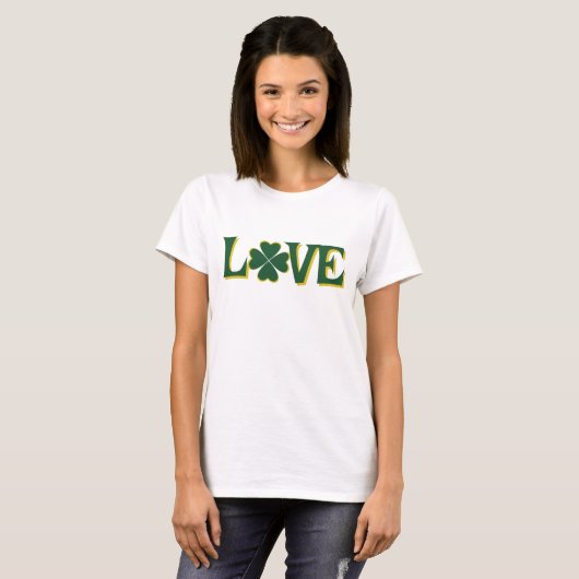 St. Patrick's Day Liebe T-Shirt (Vorne ganz)