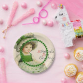 St Patrick's Day Little Irish Girl Pappteller (Party)