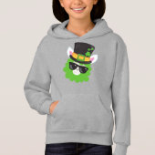St. Patrick's Day, Llama, Alpaca, Leprechaun Hat Hoodie (Vorderseite)