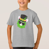 St. Patrick's Day, Llama, Alpaca, Leprechaun Hat T-Shirt (Vorderseite)