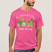 St Patrick'S Day Loads Of Luck Tractor T-Shirt (Vorderseite)