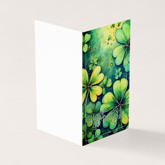 St. Patrick's Day Luck - Aquarellbilder 🍀 ✨ (Vorderseite)