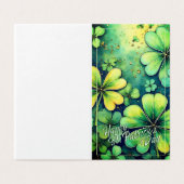 St. Patrick's Day Luck - Aquarellbilder 🍀 ✨ (Außenseite Aufgefaltet)