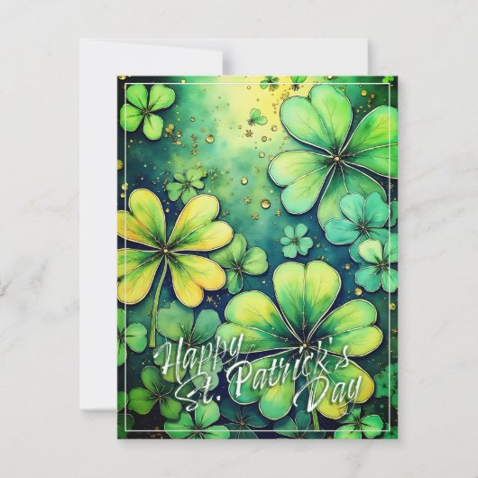 St. Patrick's Day Luck - Aquarellbilder 🍀 ✨ (Vorderseite)