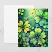 St. Patrick's Day Luck - Aquarellbilder 🍀 ✨ (Vorne/Hinten)