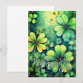 St. Patrick's Day Luck - Aquarellbilder 🍀 ✨ (Vorne/Hinten)