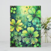 St. Patrick's Day Luck - Aquarellbilder 🍀 ✨ (Stehend Vorderseite)