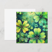 St. Patrick's Day Luck - Aquarellbilder 🍀 ✨ (Vorne/Hinten)
